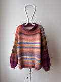 multi-color sweater detachable arms