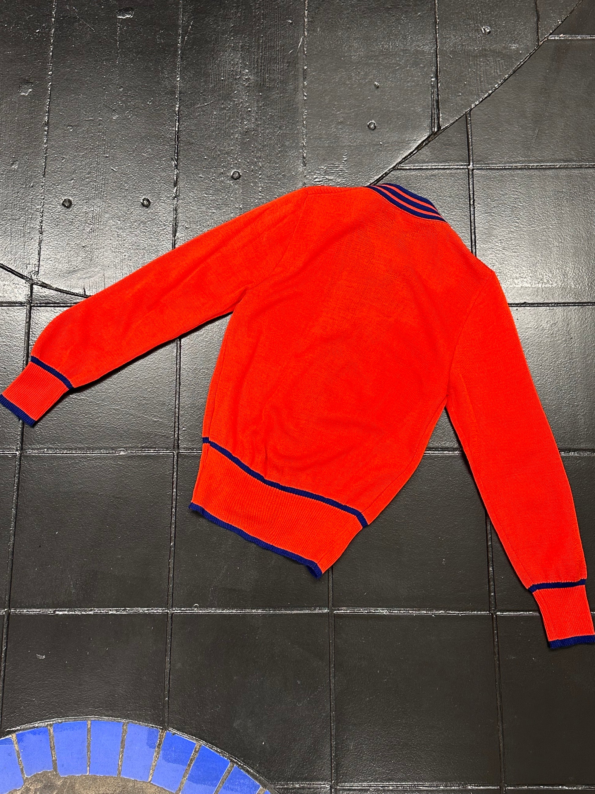 Adidas 1980's Made in W-Germany Vintage TOTO Praha Vintage clothing store cardigan アディダス プラハ 古着屋 ヴィンテージ 西ドイツ製 ユーロ古着 ヨーロッパ古着