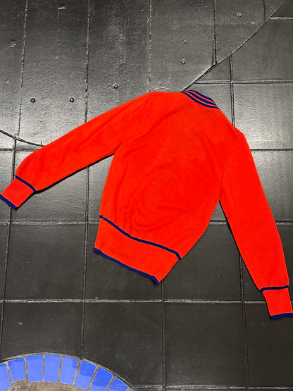 Adidas 1980's Made in W-Germany Vintage TOTO Praha Vintage clothing store cardigan アディダス プラハ 古着屋 ヴィンテージ 西ドイツ製 ユーロ古着 ヨーロッパ古着