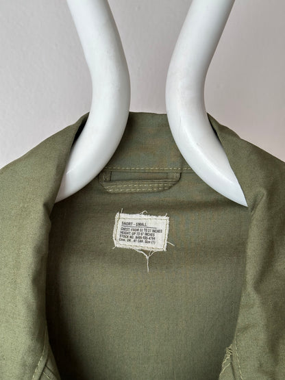 1964s US army jungle fatigue jacket , Dead stock