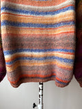 multi-color sweater detachable arms