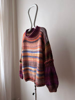 multi-color sweater detachable arms