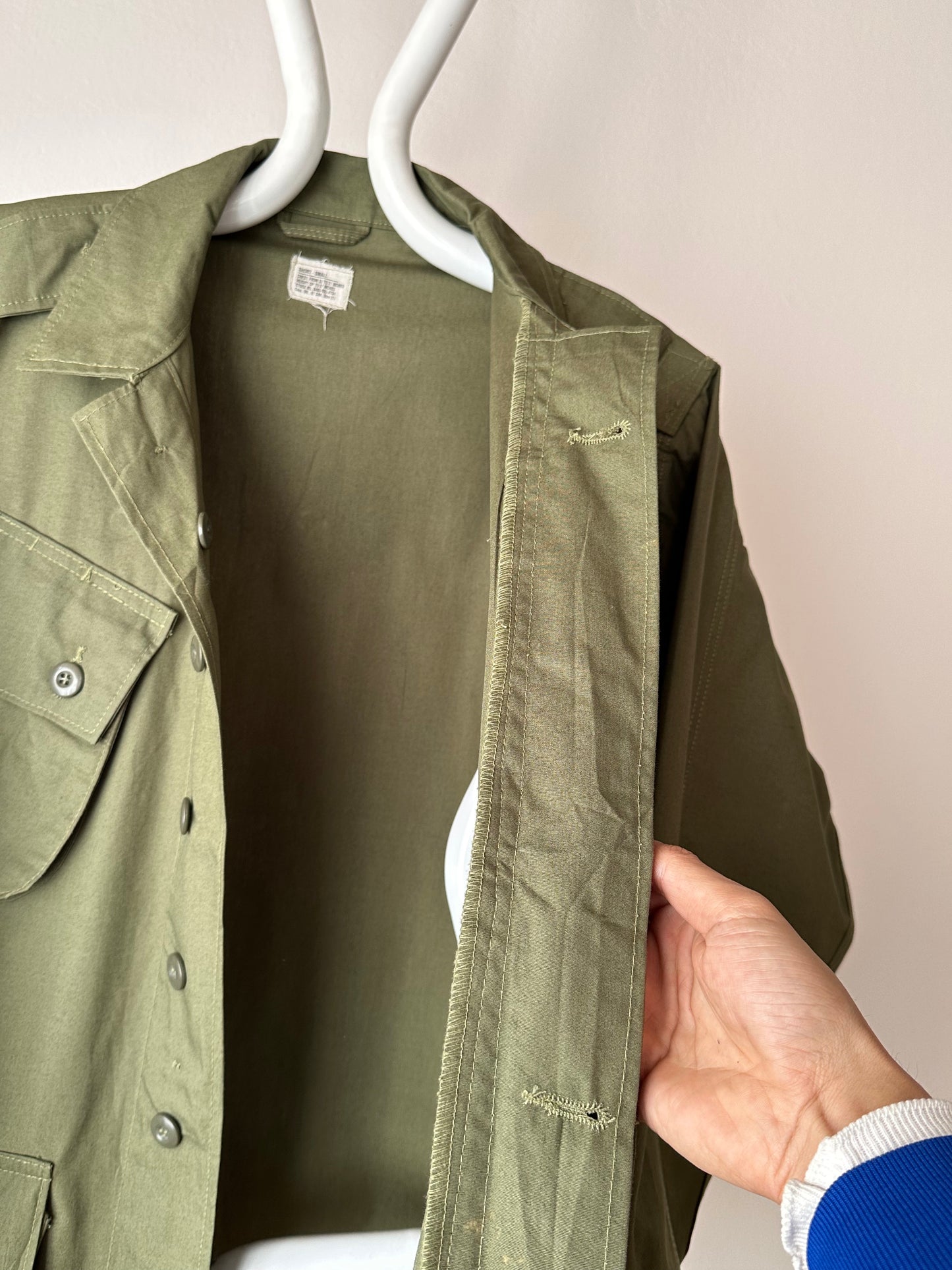 1964s US army jungle fatigue jacket , Dead stock