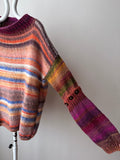 multi-color sweater detachable arms