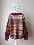 multi-color sweater detachable arms