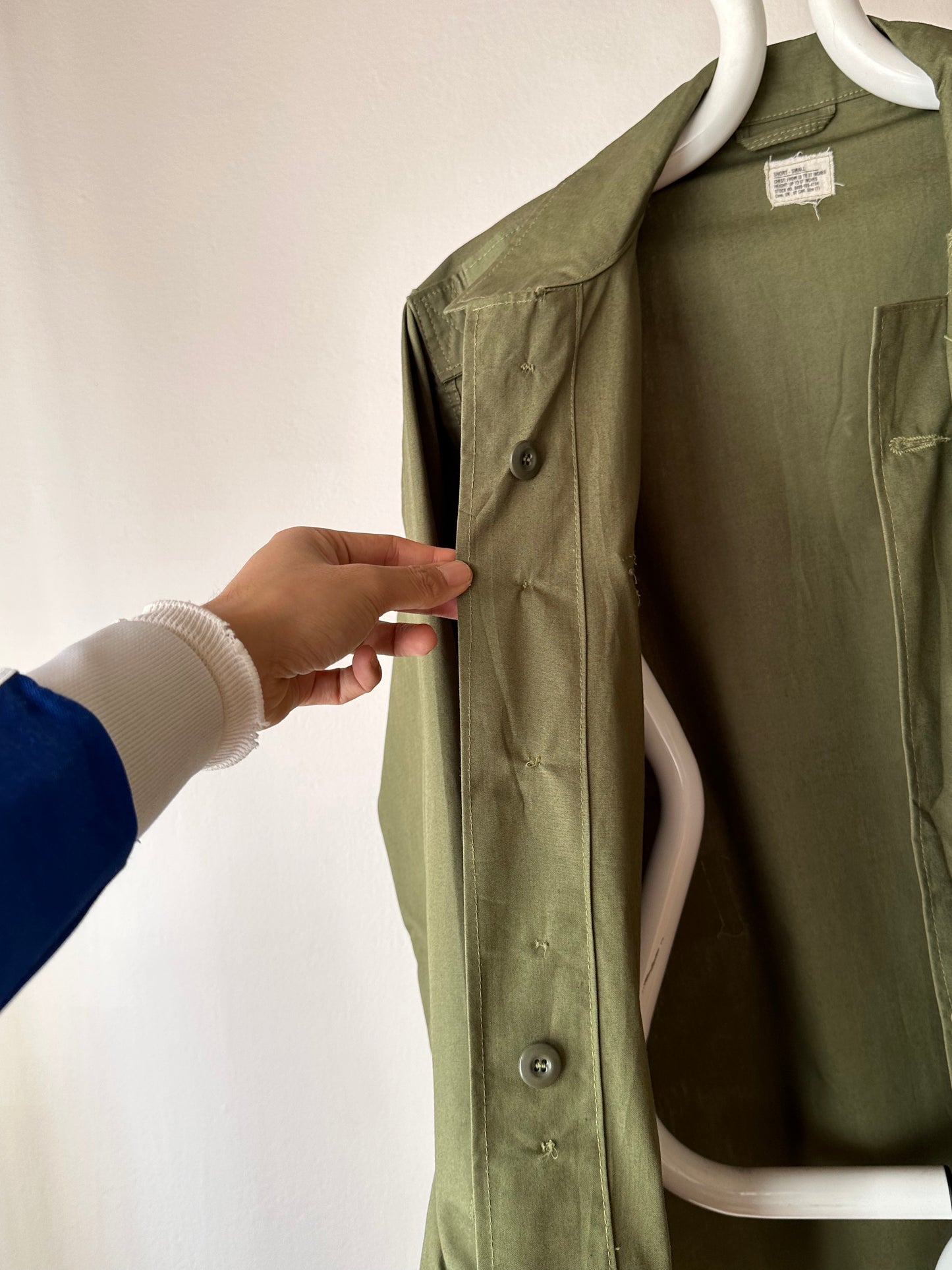 1964s US army jungle fatigue jacket , Dead stock