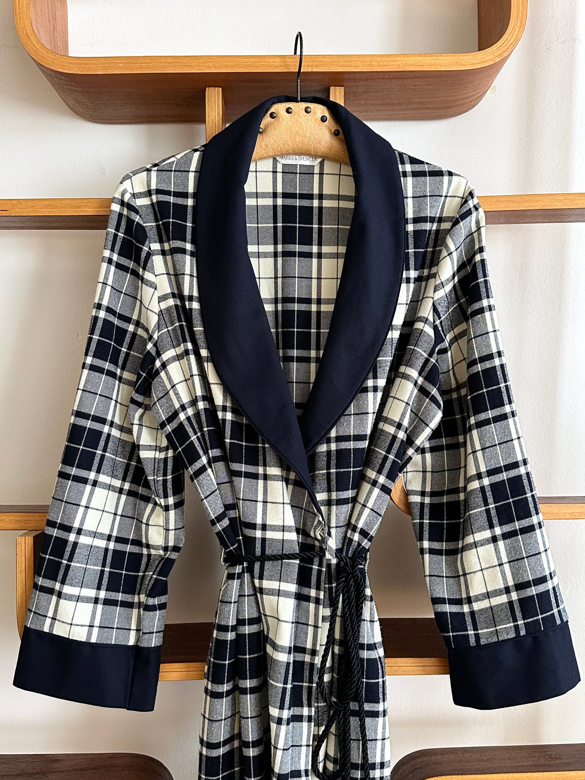 St Michael plaid gown made in UK