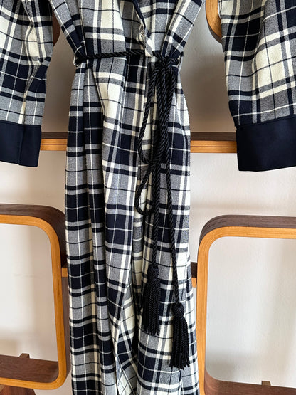 St Michael plaid gown made in UK