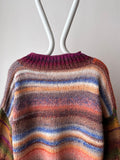 multi-color sweater detachable arms