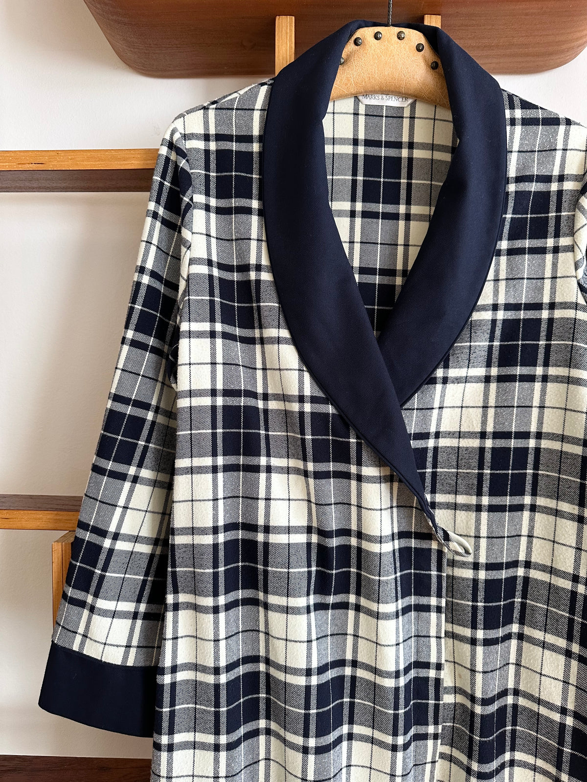 St Michael plaid gown made in UK