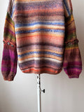 multi-color sweater detachable arms