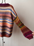 multi-color sweater detachable arms