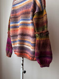 multi-color sweater detachable arms