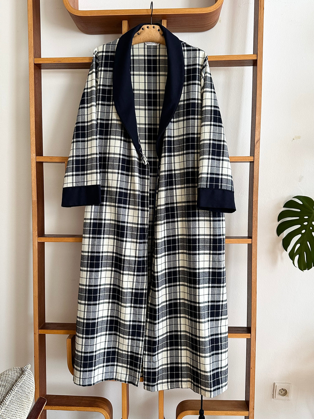 St Michael plaid gown made in UK