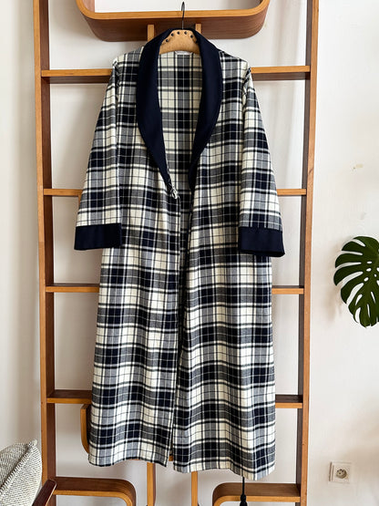 St Michael plaid gown made in UK