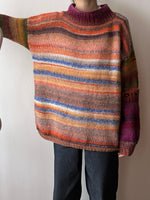 multi-color sweater detachable arms