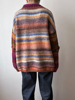 multi-color sweater detachable arms