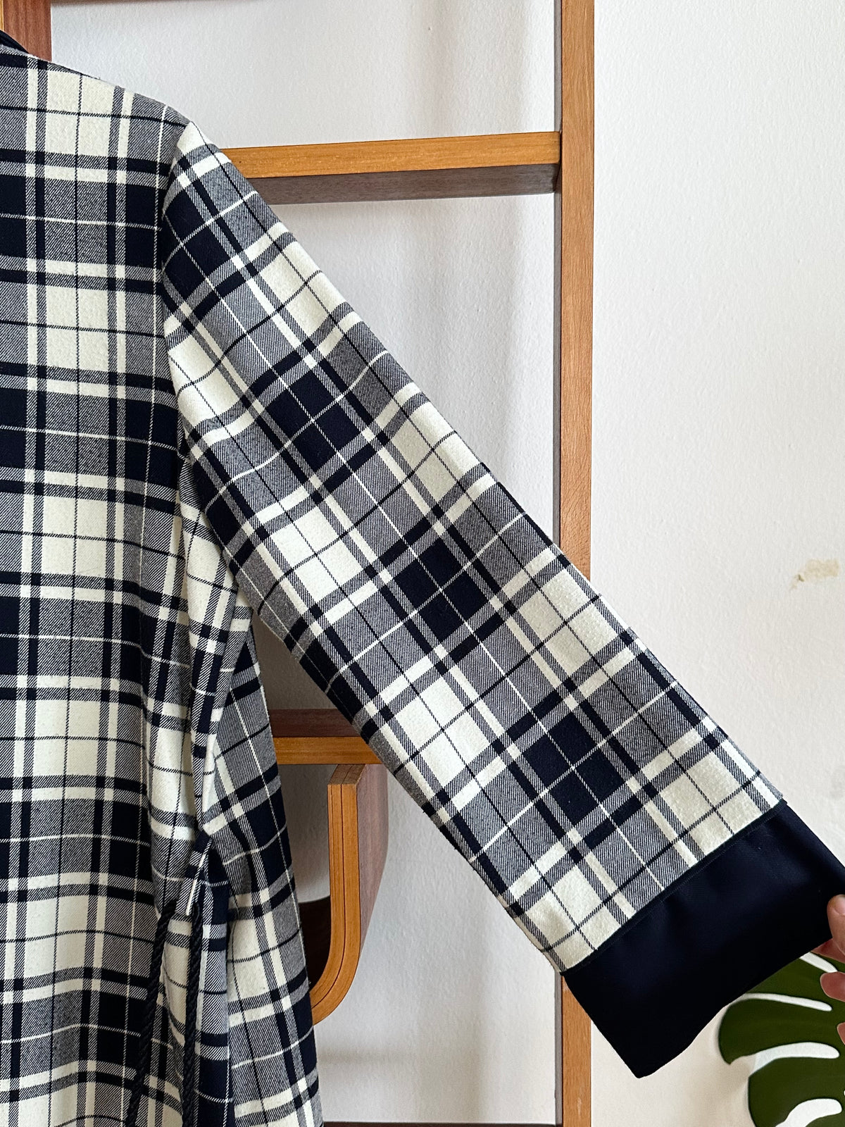 St Michael plaid gown made in UK