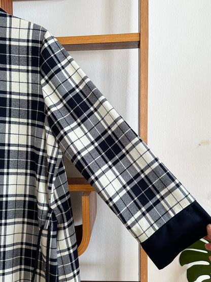 St Michael plaid gown made in UK