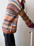 multi-color sweater detachable arms