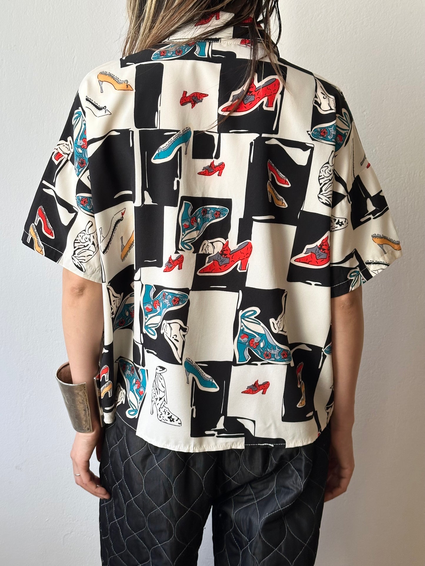 Summer shirt heels print