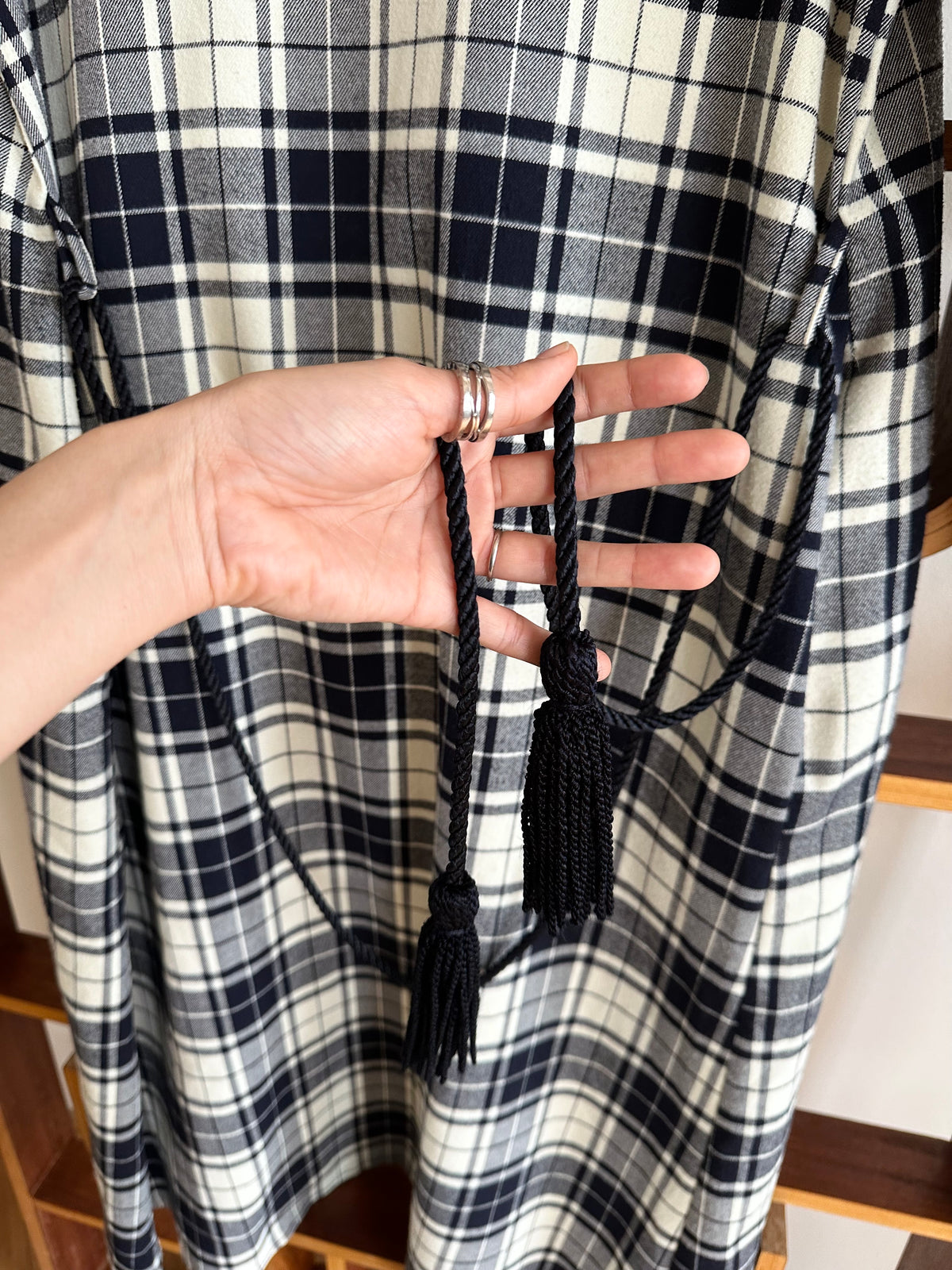 St Michael plaid gown made in UK