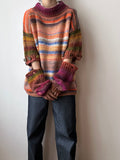 multi-color sweater detachable arms