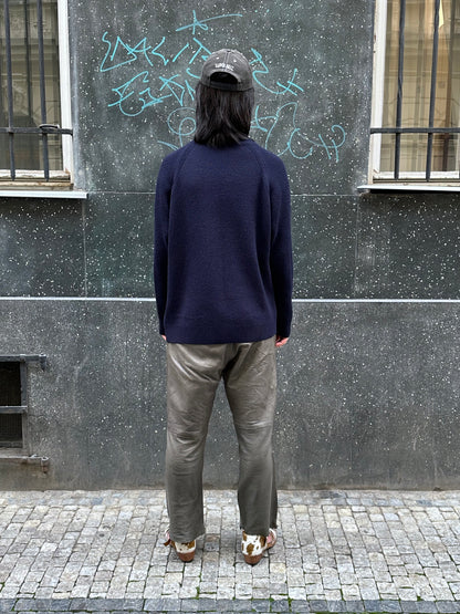 Navy Wool/Acryl Jumper