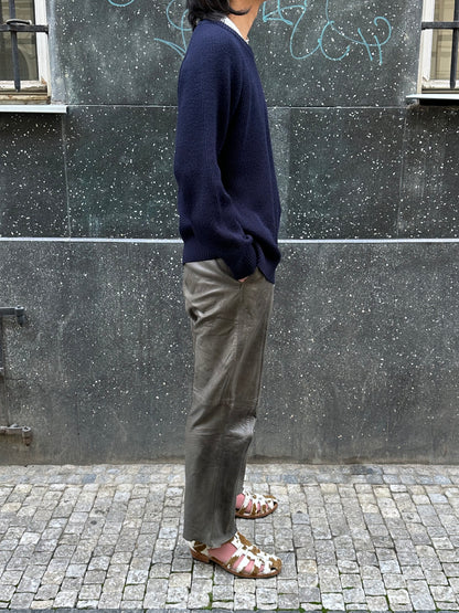 Navy Wool/Acryl Jumper