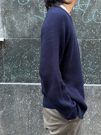 Navy Wool/Acryl Jumper