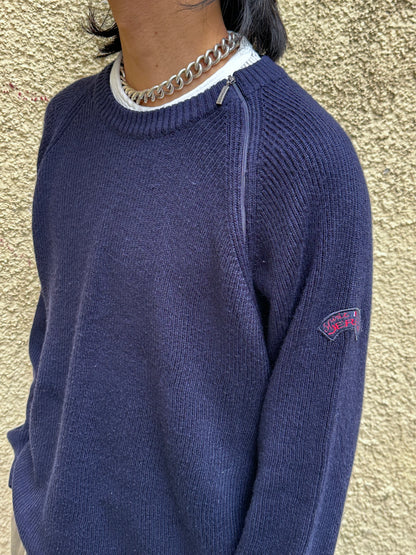 Navy Wool/Acryl Jumper