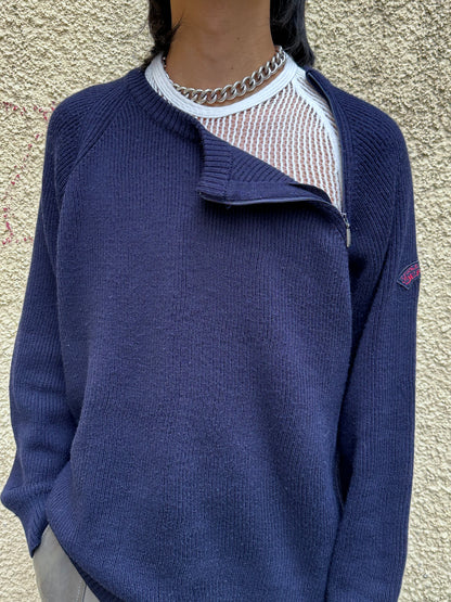 Navy Wool/Acryl Jumper