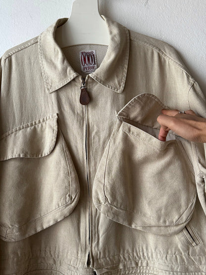 1990s Italy Linen jacket