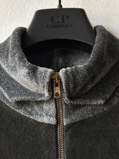 1980s French pile velours jumpsuit