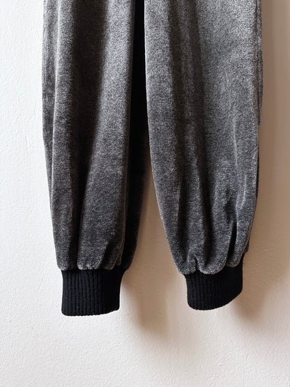 1980s French pile velours jumpsuit