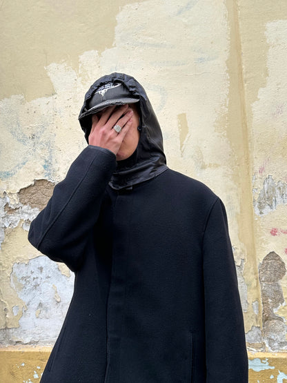 Black wool coat