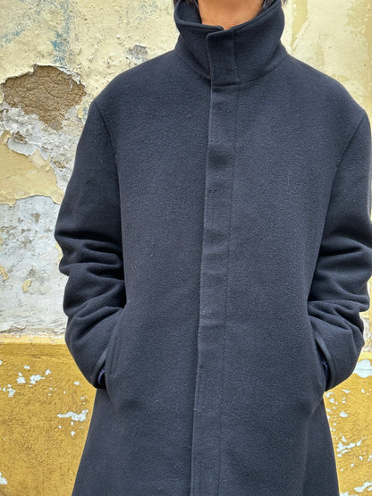 Black wool coat