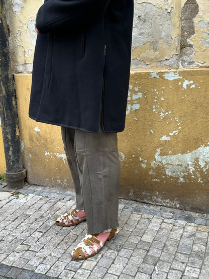Black wool coat