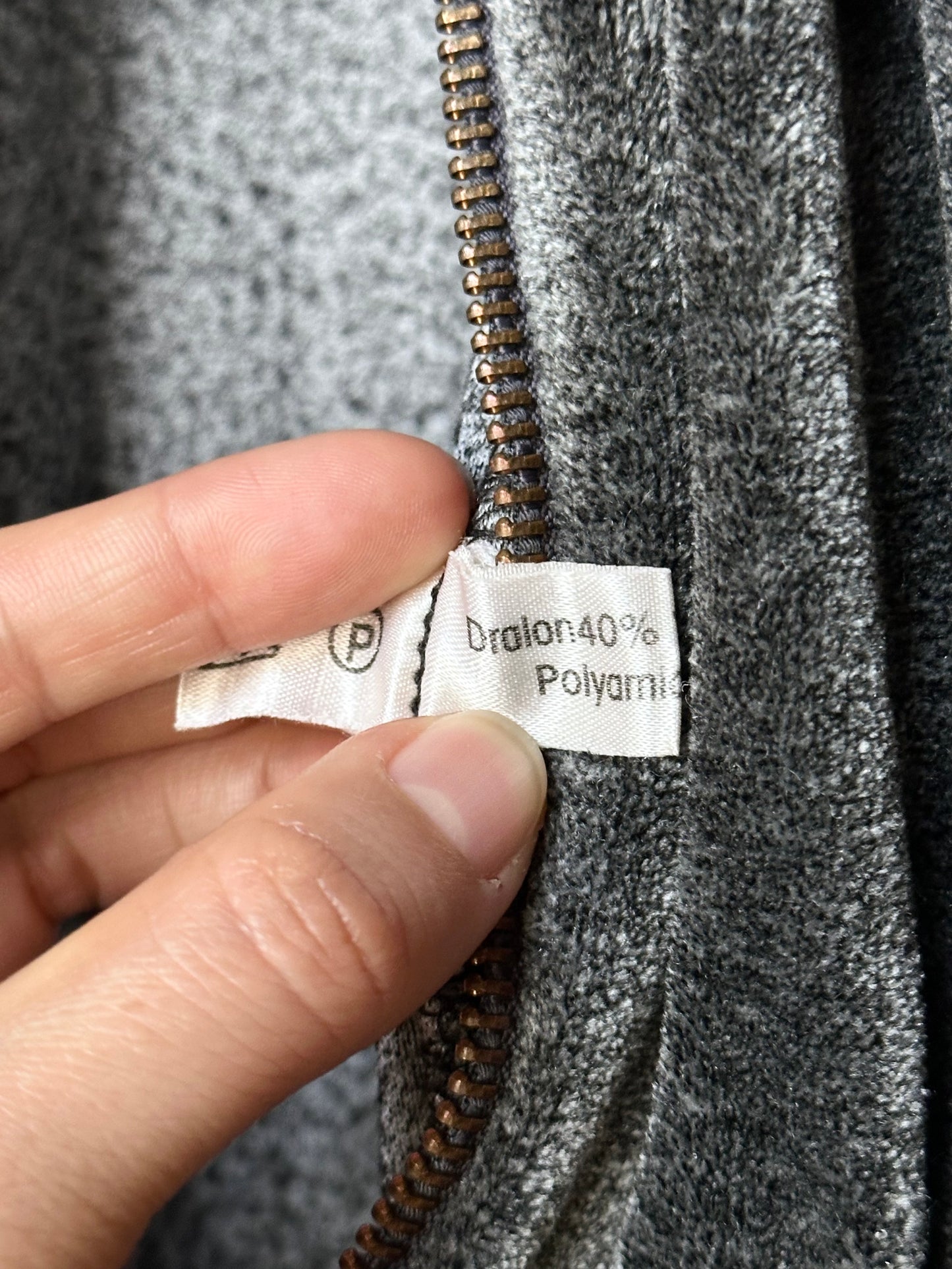 1980s French pile velours jumpsuit