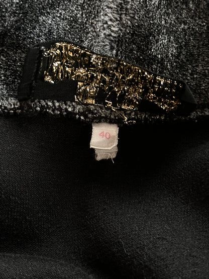 1980s French pile velours jumpsuit