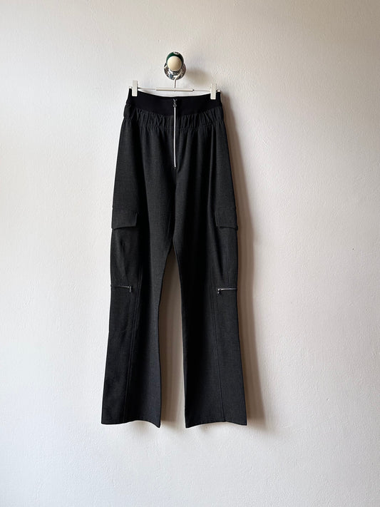 Marithe Francois Girbaud gray charcoal trouser easy pants Marithé + François Girbaud MFG M+FG Vintage Y2K 2000s 00s 1990s 90s Archive ジルボー ヴィンテージ アーカイブ