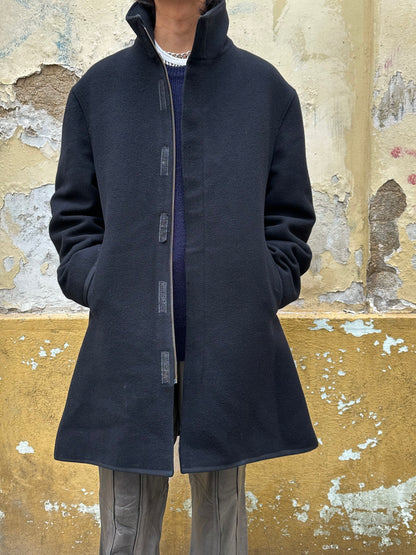 Black wool coat