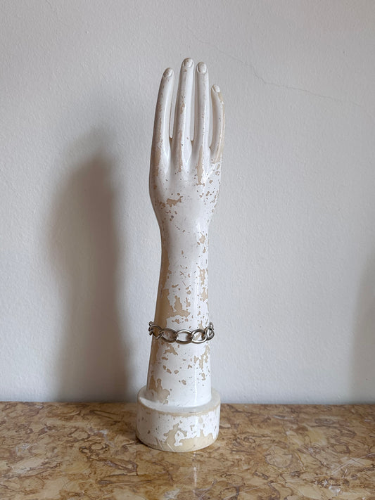 simply oval chain bracelet