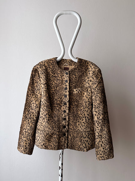 PAUW Amsterdam leopard jacket no collar Holland Netherlands Nederlands Dutch アムステルダム オランダ レオパード ジャケット テーラード ノーカラー