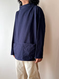 Vintage smock ヴィンテージ スモック Navy ユーロ古着 ヨーロッパ古着 プラハ 古着屋 Praha Prague Vintage store