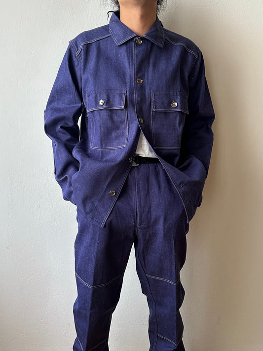 Vintage East German Denim Workwear Set-Up