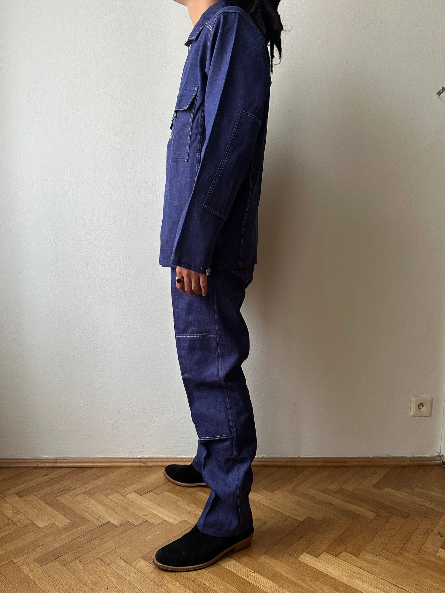 Vintage East German Denim Workwear Set-Up