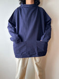 Vintage smock ヴィンテージ スモック Navy ユーロ古着 ヨーロッパ古着 プラハ 古着屋 Praha Prague Vintage store