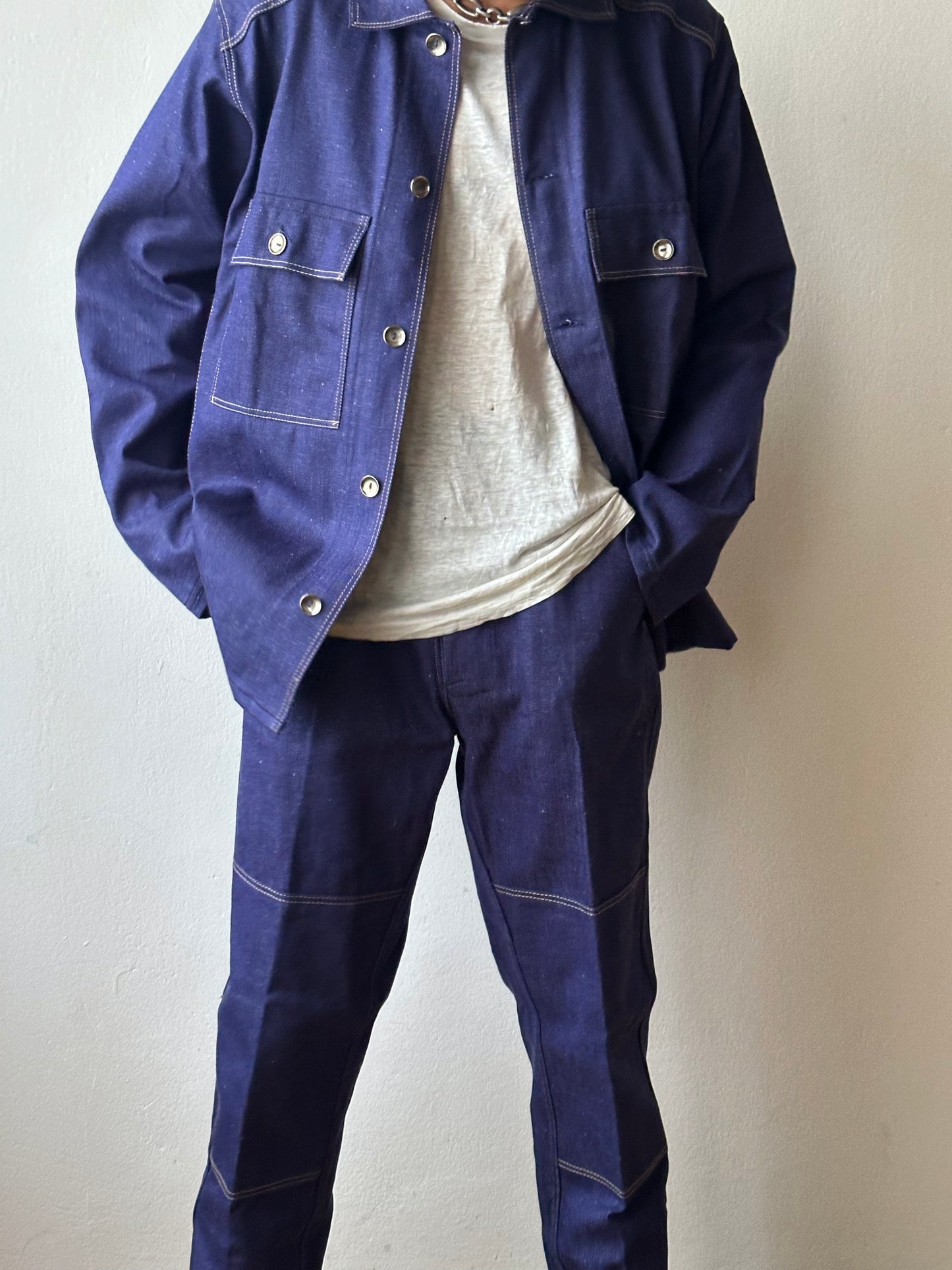Vintage East German Denim Workwear Set-Up
