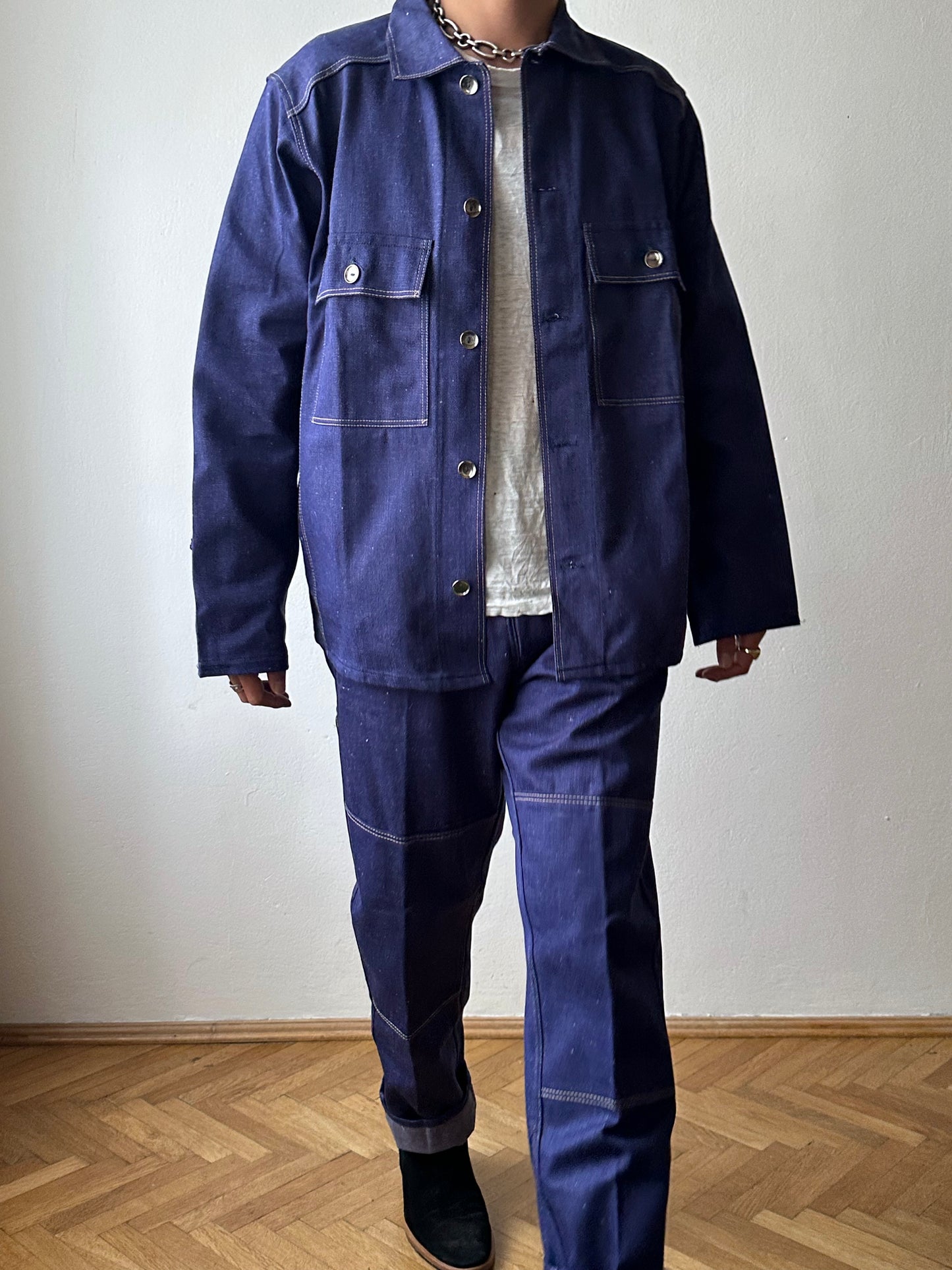 Vintage East German Denim Workwear Set-Up